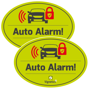 Auto-Alarm-Sticker